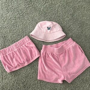 Pink Fluffy 2 Piece